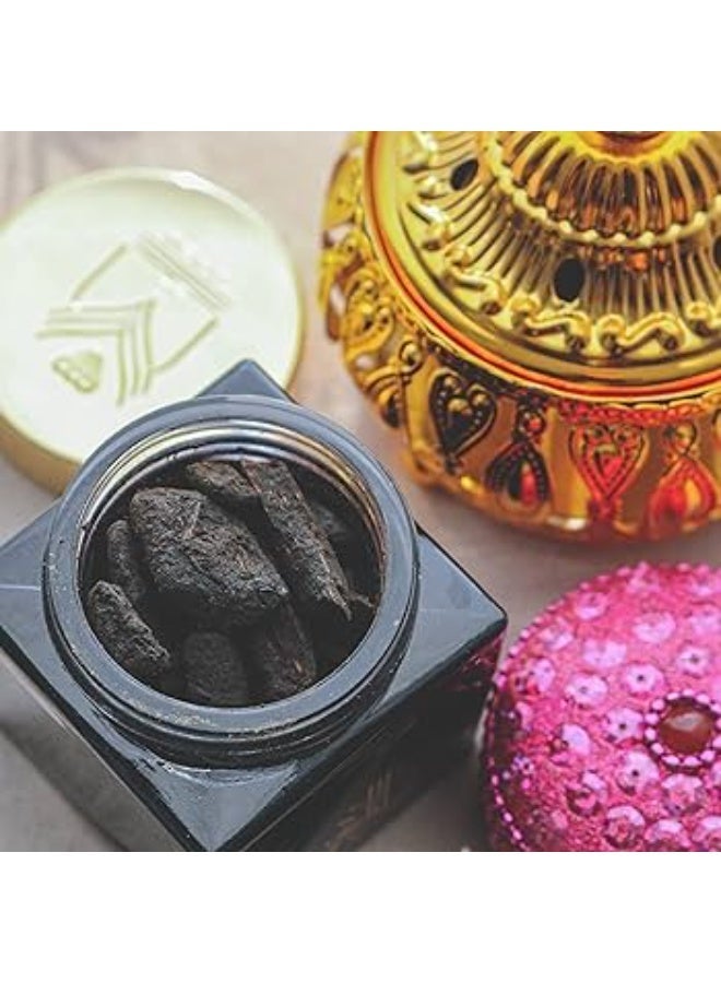 ALMAS بخور عاشق العود إصدار خاص 30 جرام من رقائق العود العربية الأصلية | الرائحة تدوم طوال اليوم - مثالي للصلاة، النماذ، هدايا رمضان والعيد، الاحتفالات، التأمل وتبخير الغرف - Image 5